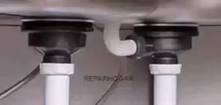 Desagüe doble de pica